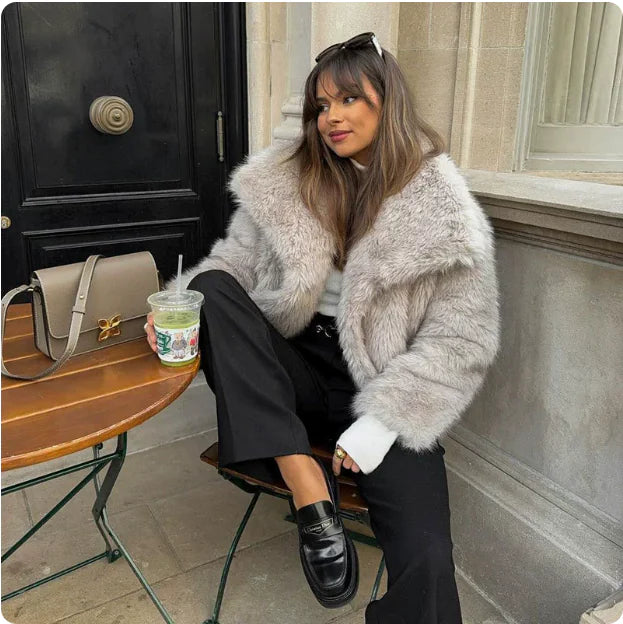 Adora Aura Fior Jacket - Women's Faux Fur Coat