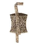 Top og nederdelmed tigerprint
