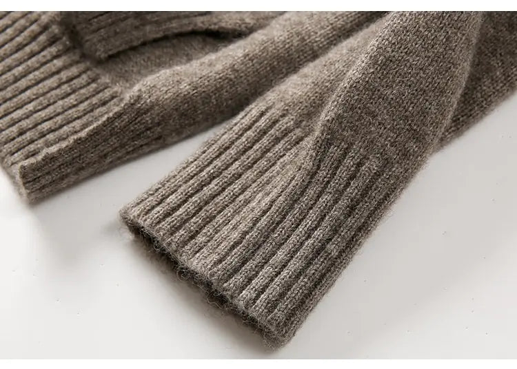 Cashmere Sweater, Long Sleeve Turtleneck for Fall/Winter